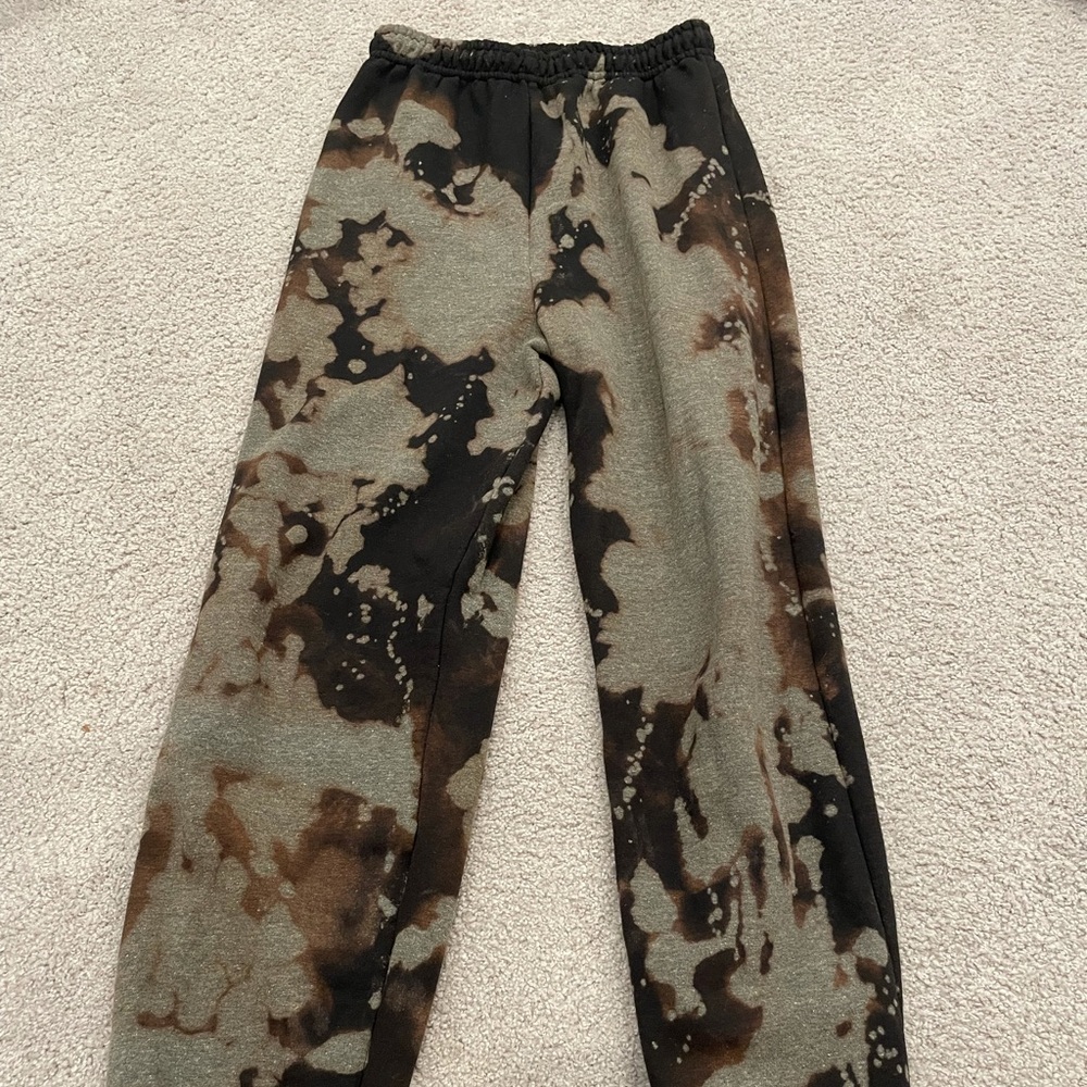 Bleach Dyed Sweatpants